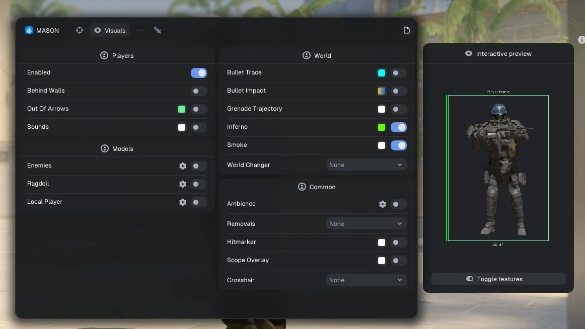 MASON INTERNAL CS2 скриншот 1