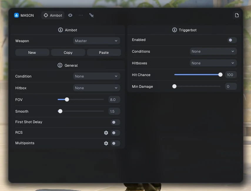 MASON INTERNAL CS2 скриншот 4