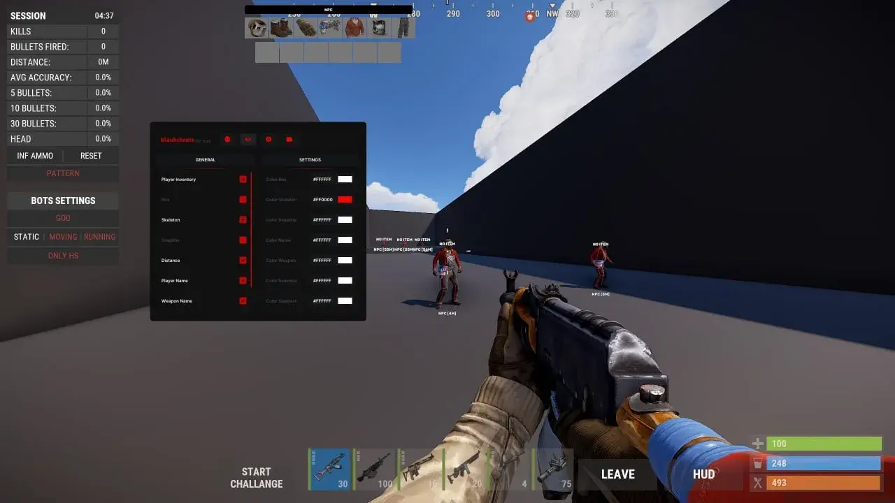 BLANK cheat for Rust