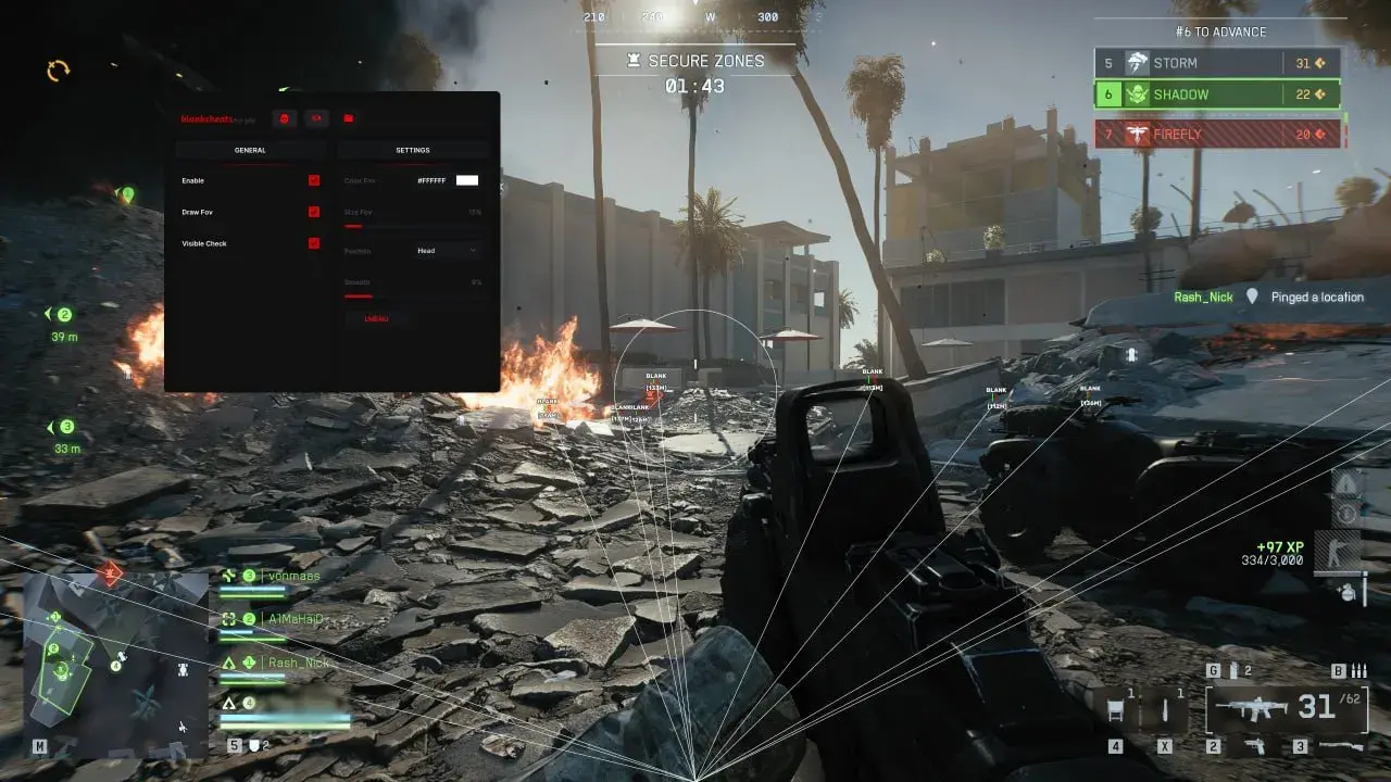BLANK cheat for Battlefield 6