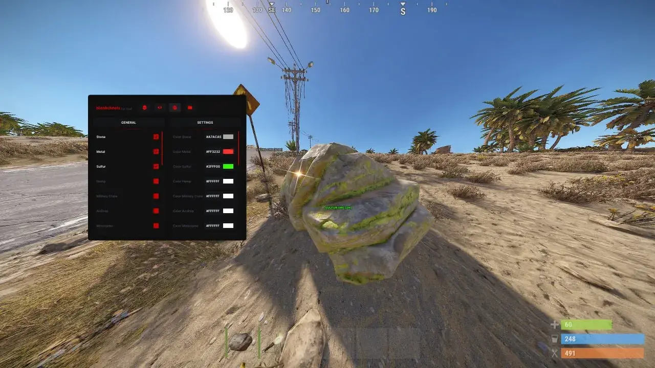 BLANK cheat for Rust