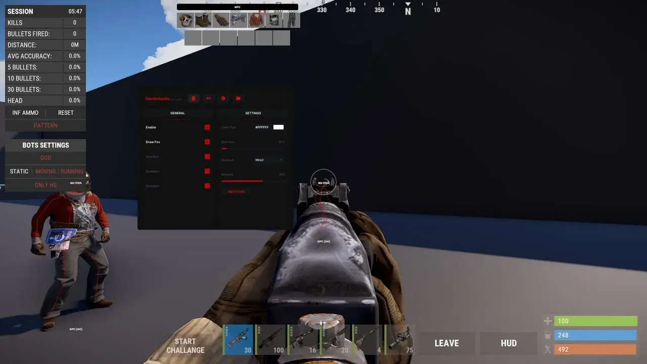 BLANK cheat for Rust