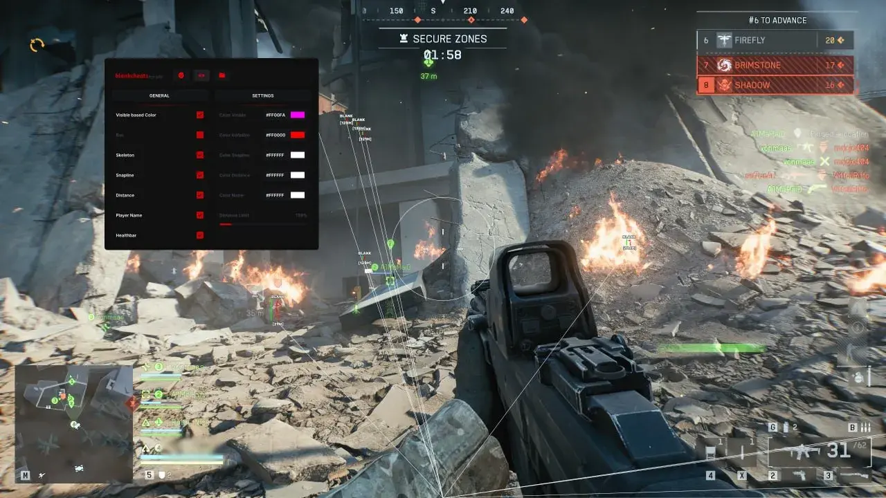 BLANK cheat for Battlefield 6