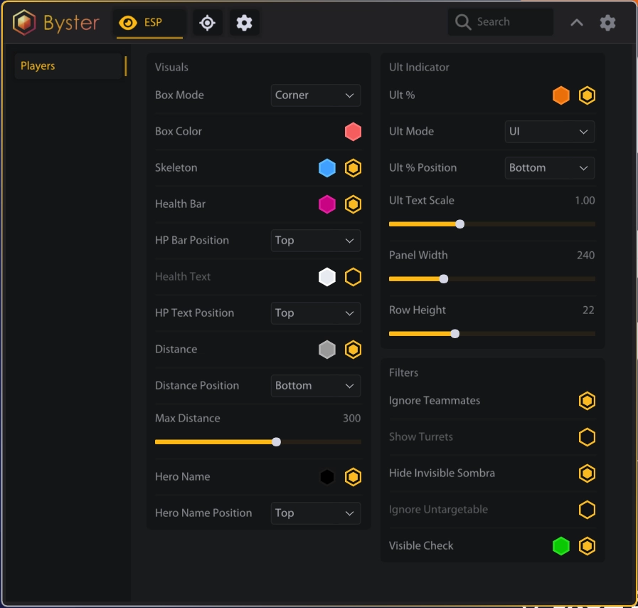 BYSTER cheat for Overwatch