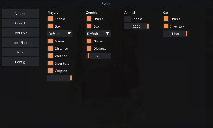 bustermenu