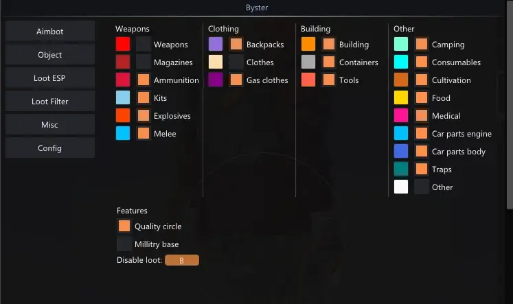 bustermenu