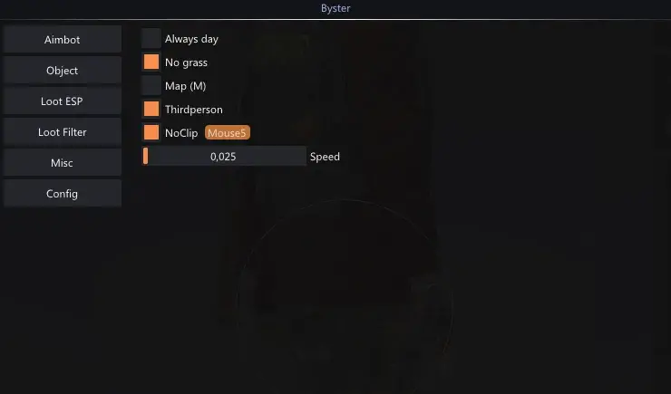 bustermenu
