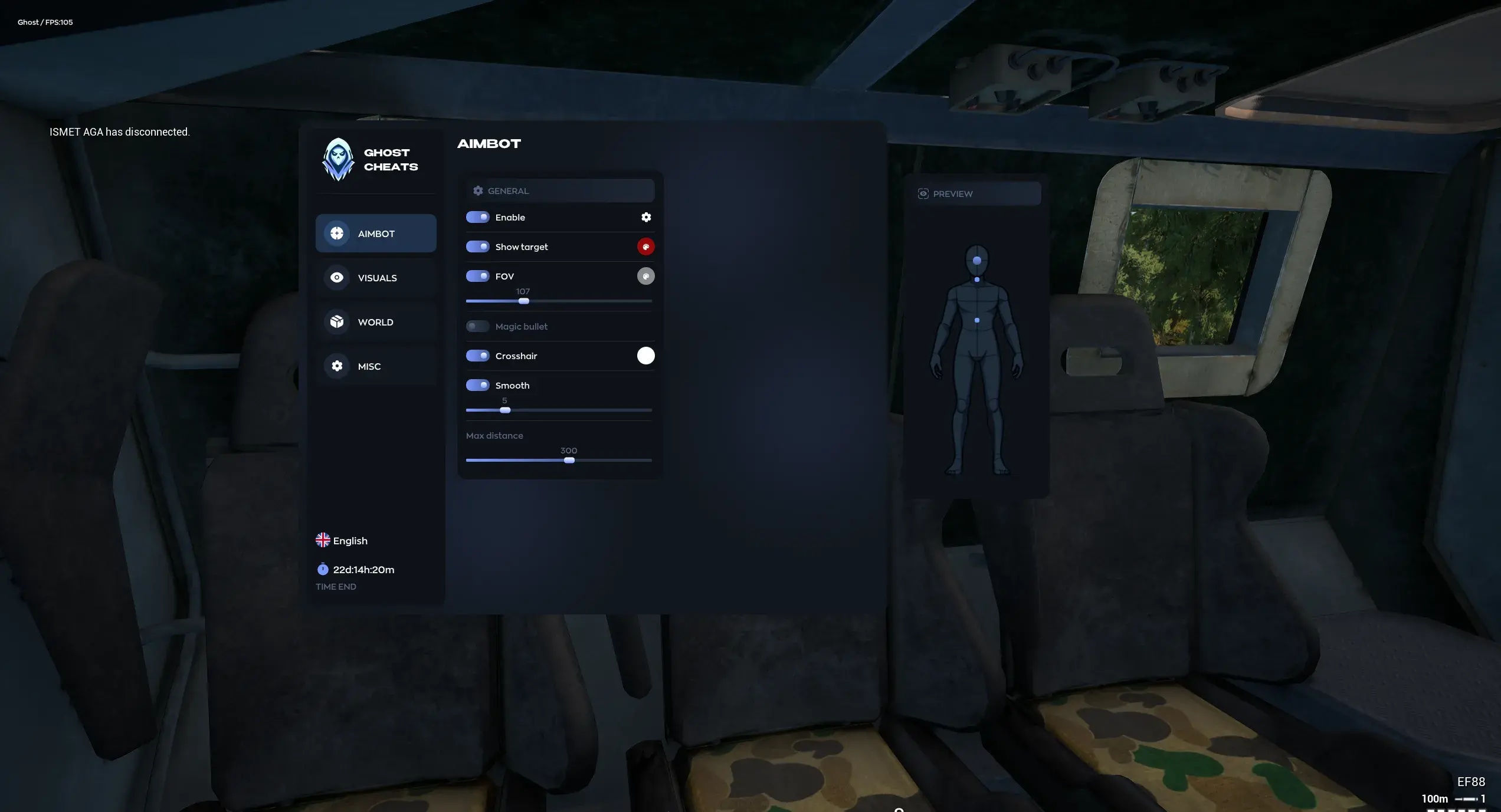 GHOST cheat for Squad