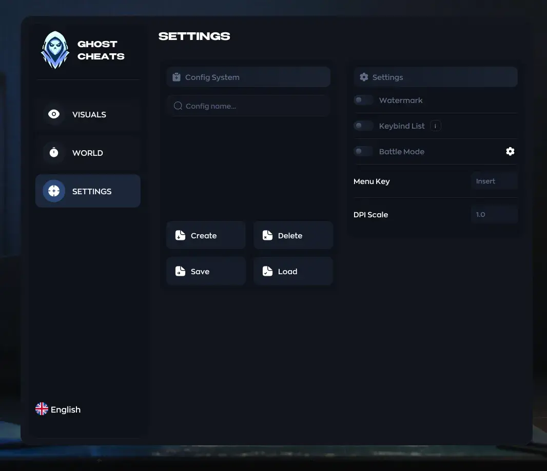 GHOST LITE cheat for Arena Breakout
