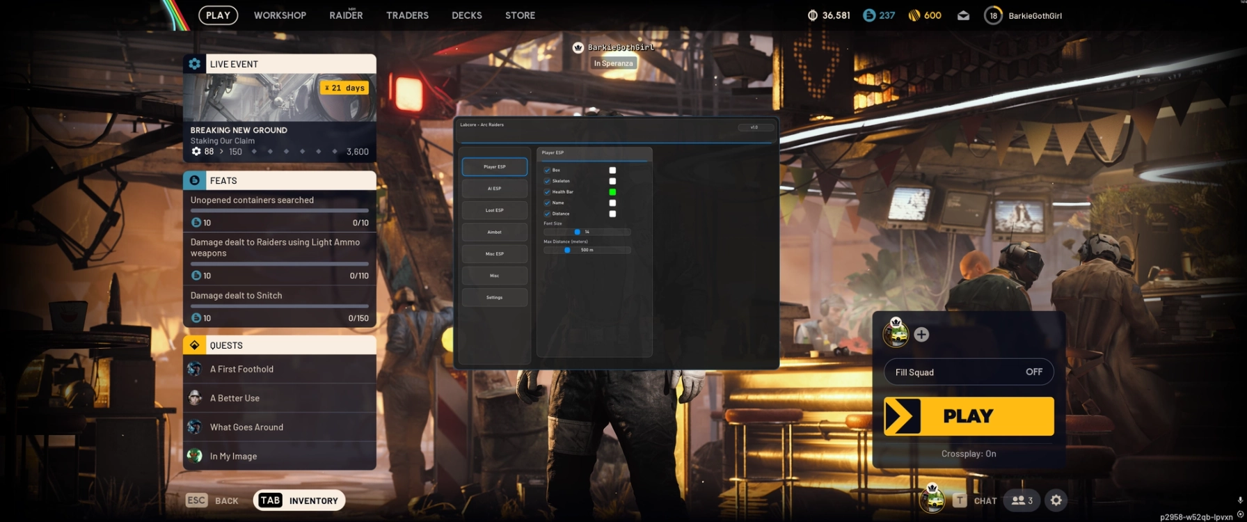 LABCORE cheat for ARC Raiders