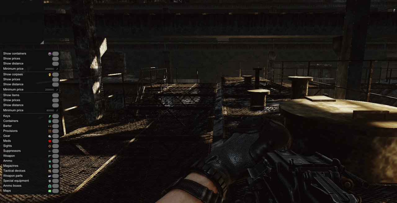 SMG RADAR чит для Escape from Tarkov