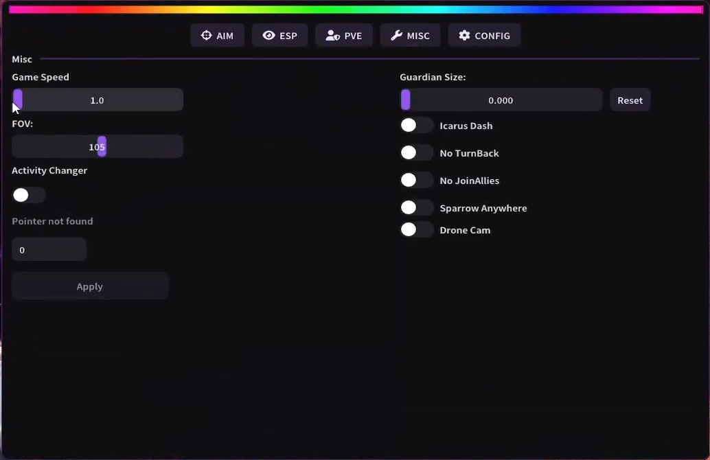 Untilted чит для Destiny 2