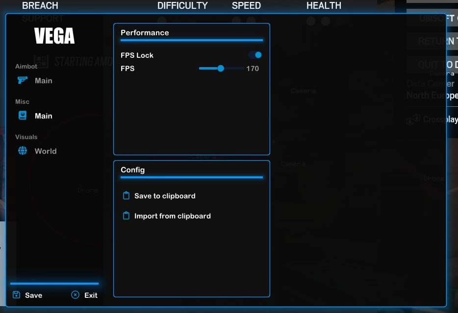 VEGA cheat for Rainbow Six Siege