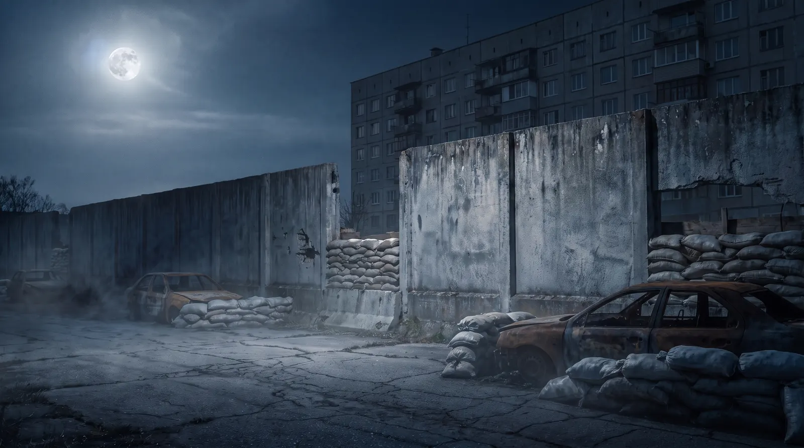 WARDOGS cheats: a moonlit WARDOGS scene